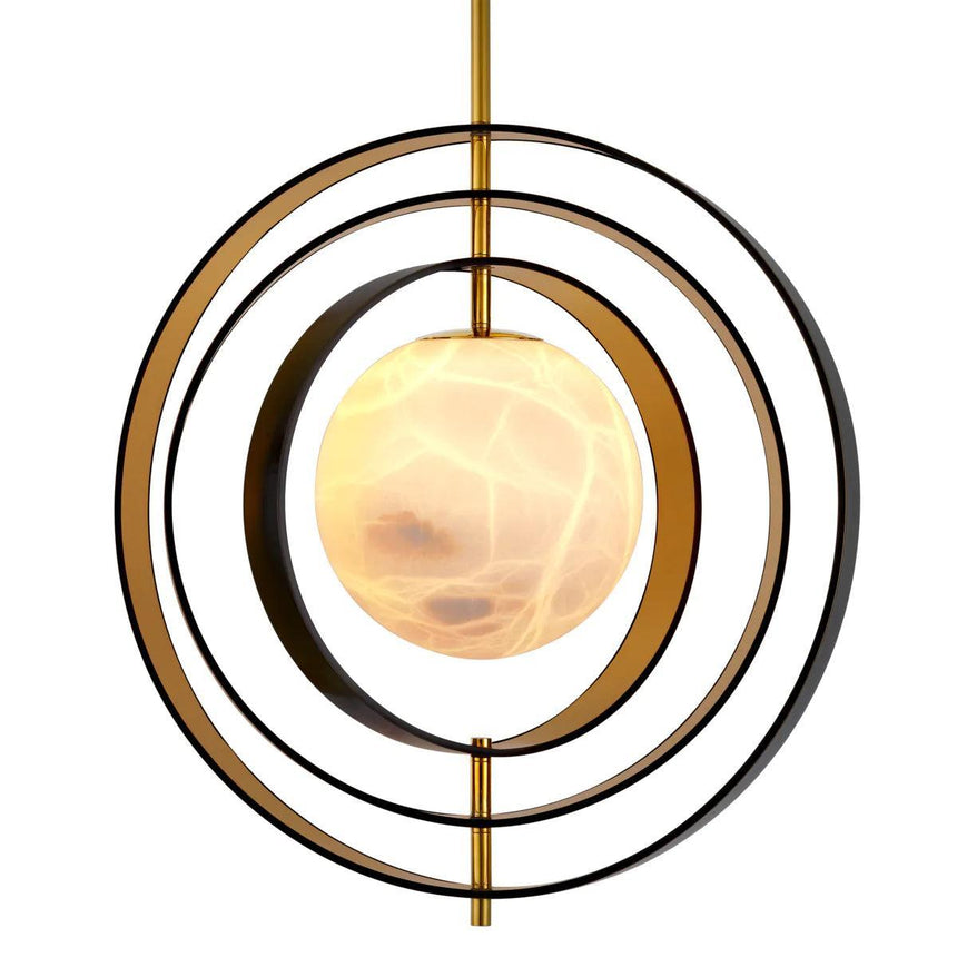 Pearl plaster chandelier
