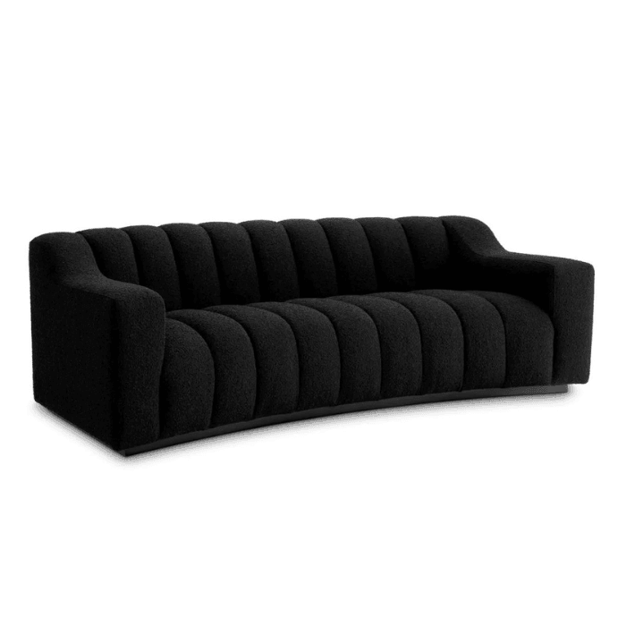 Kelly 3.5-seater bouclé sofa