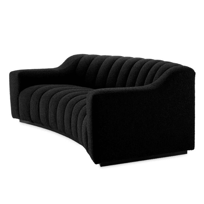 Kelly 3.5-seater bouclé sofa