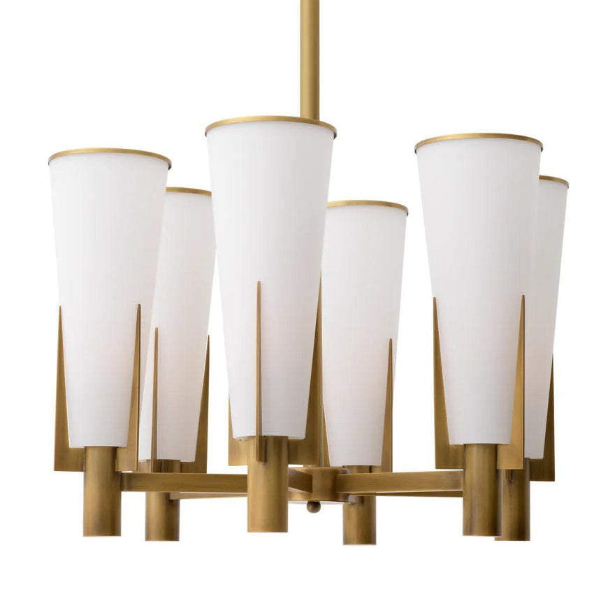 Dino glass chandelier