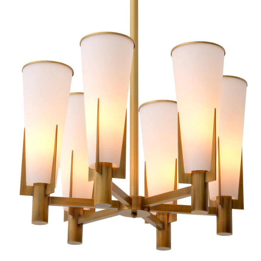 Dino glass chandelier