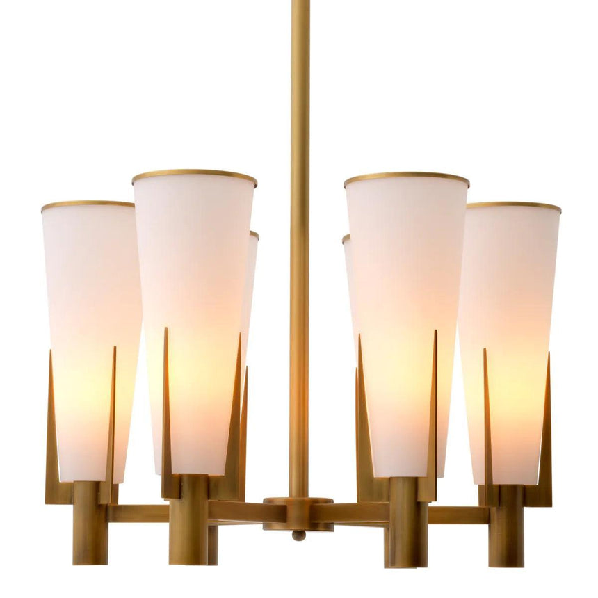 Dino glass chandelier