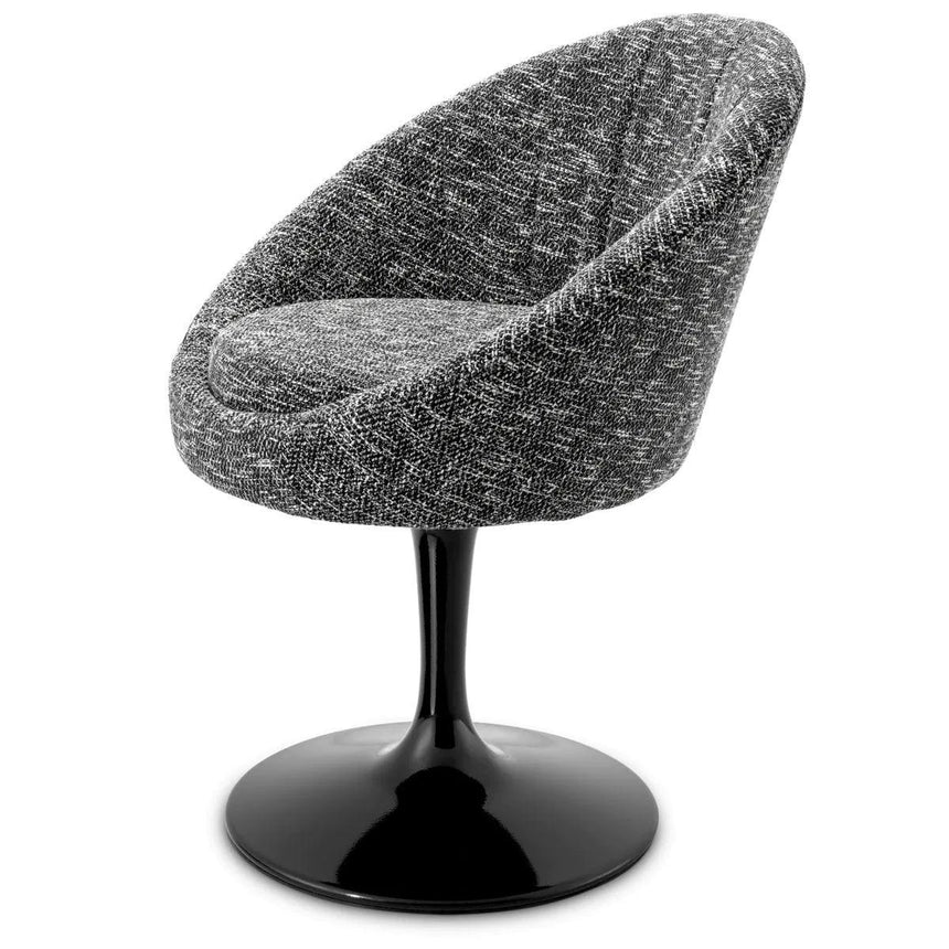 O'Neill swivel fabric chair