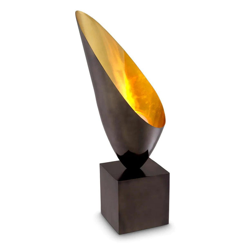 Grotto metal table lamp