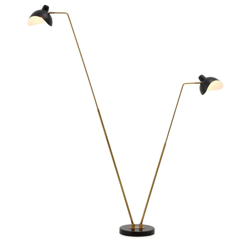 Asta Double metal floor lamp
