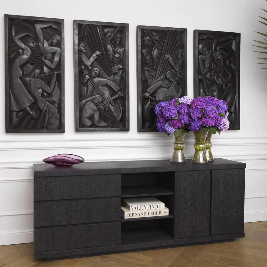 Crosby wood cabinet