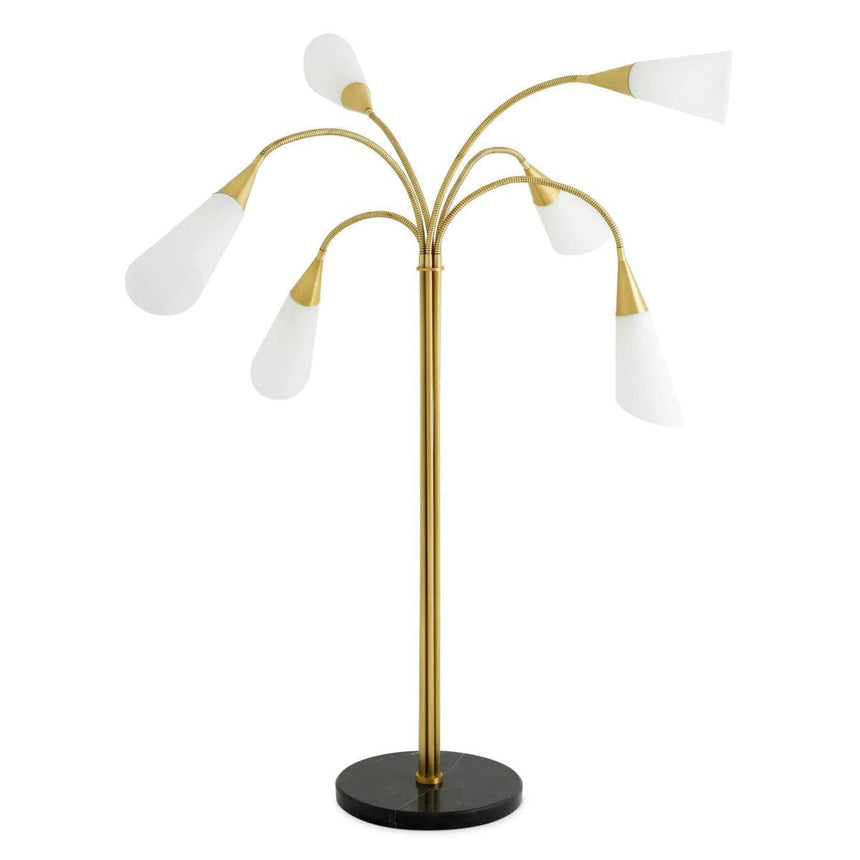 Gagnon glass floor lamp