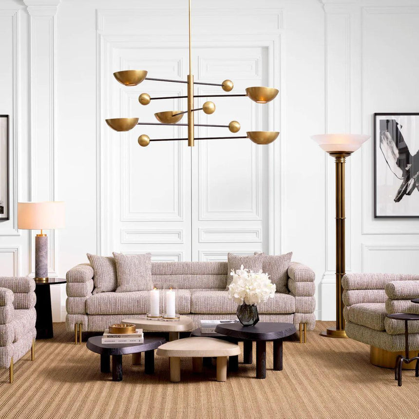 Figaro glass floor lamp