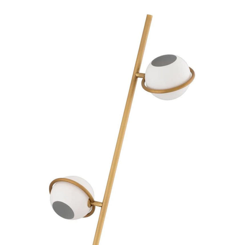 Aprillia metal floor lamp