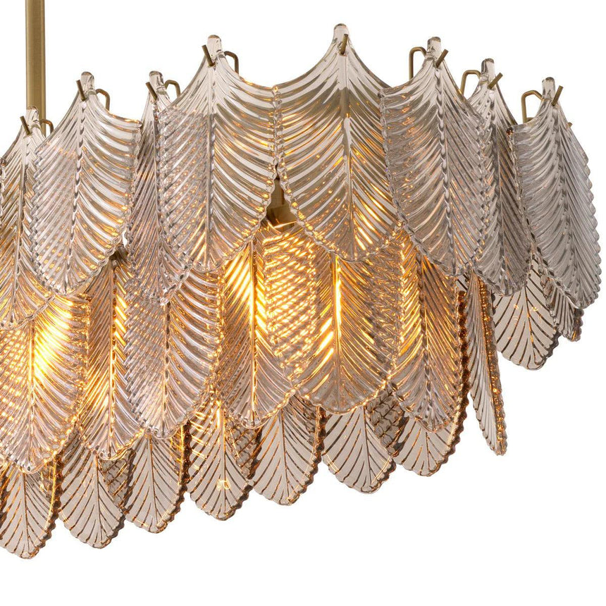 Verbier glass chandelier 140x35