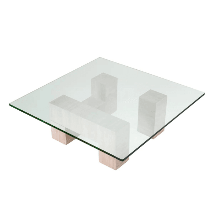 Ikal glass coffee table
