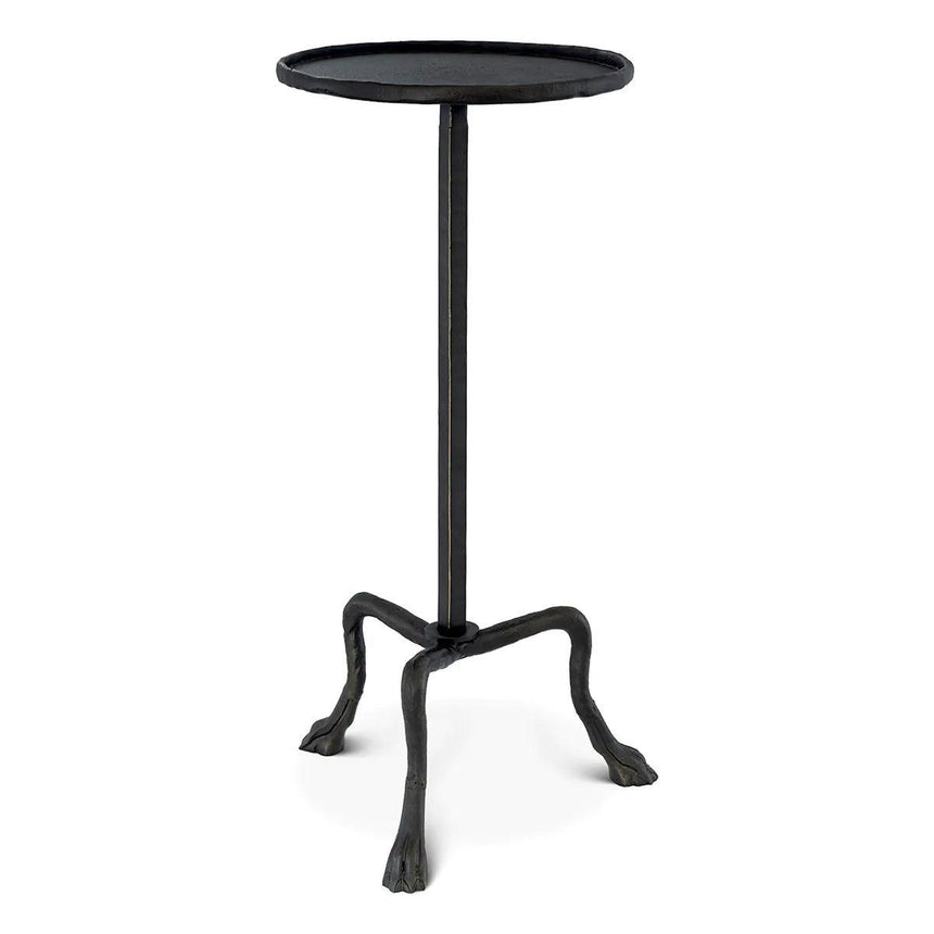 Carlos metal storage table high