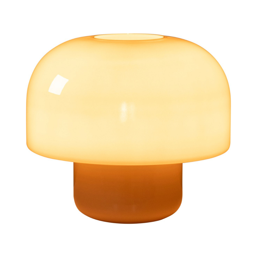 Pumpkin glass table lamp