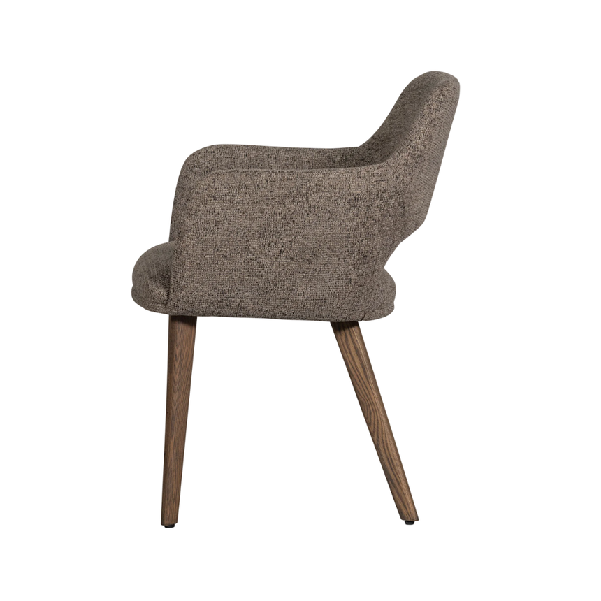 Murat szövet szék sötétbarna lábbal