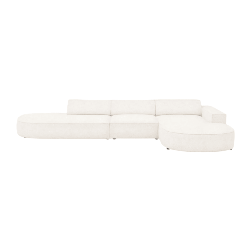 Jodie jobbos ascot buklé sarokkanapé 342x166