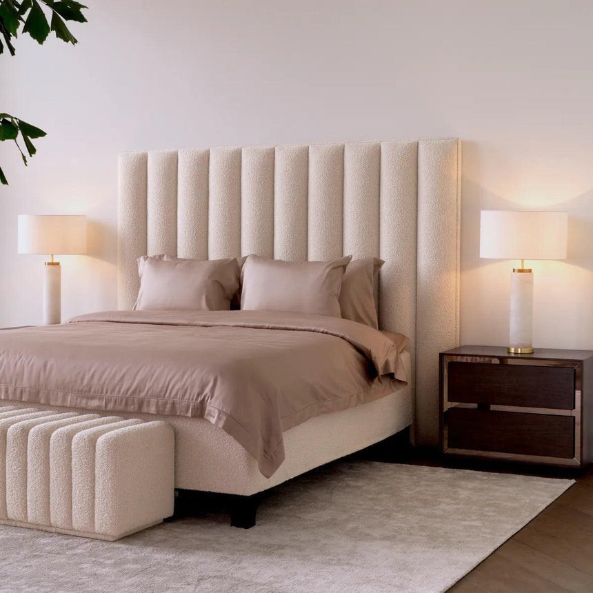 Lxry gypsum table lamp