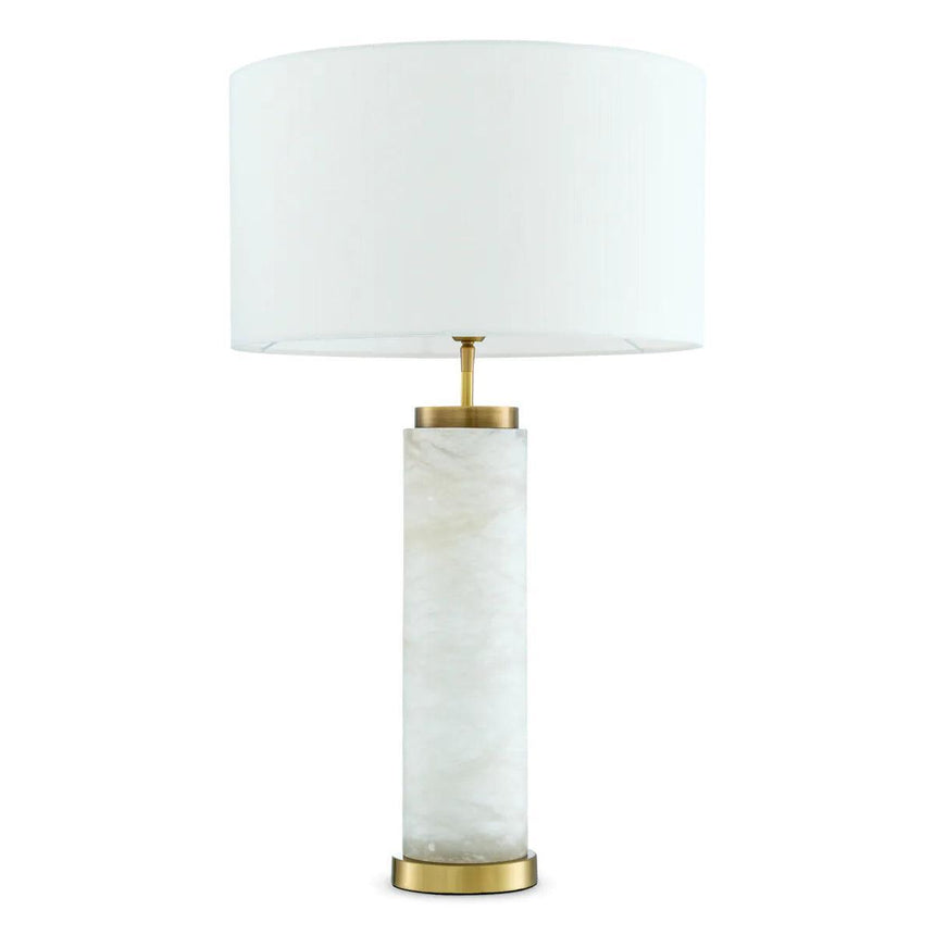 Lxry gypsum table lamp