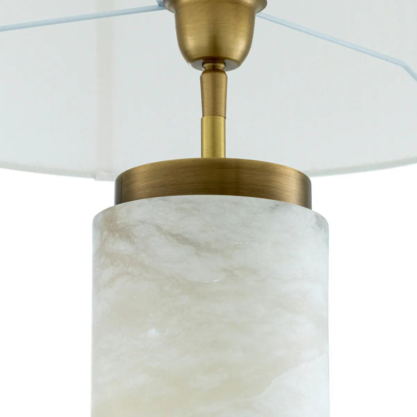 Lxry gypsum table lamp