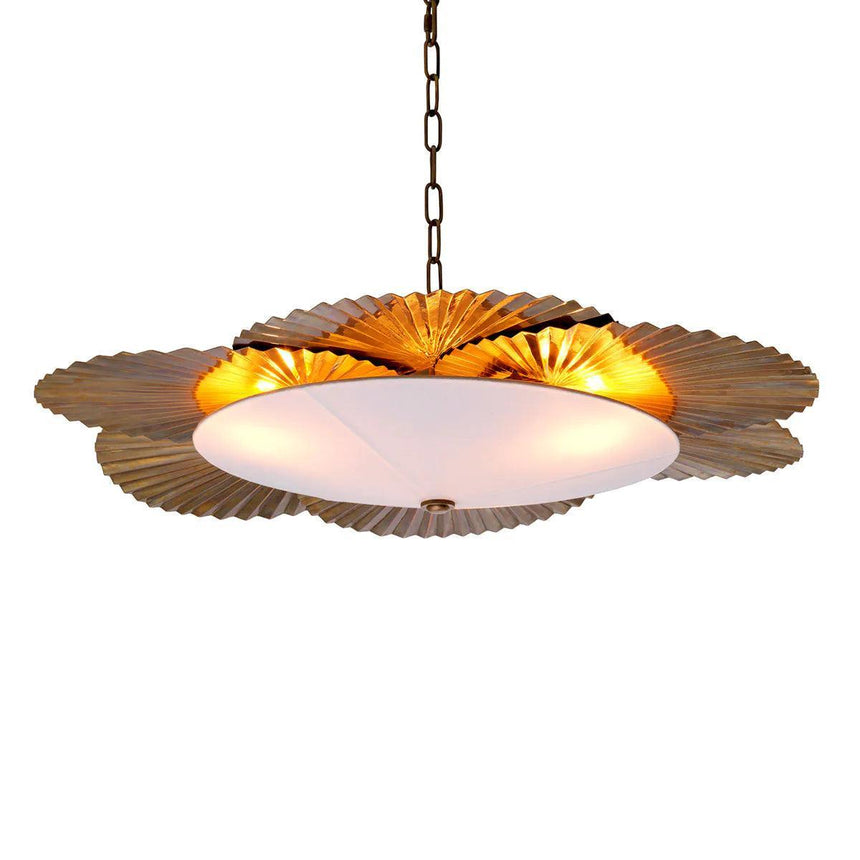 Oriental metal chandelier