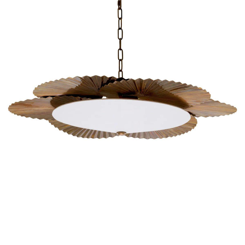 Oriental metal chandelier