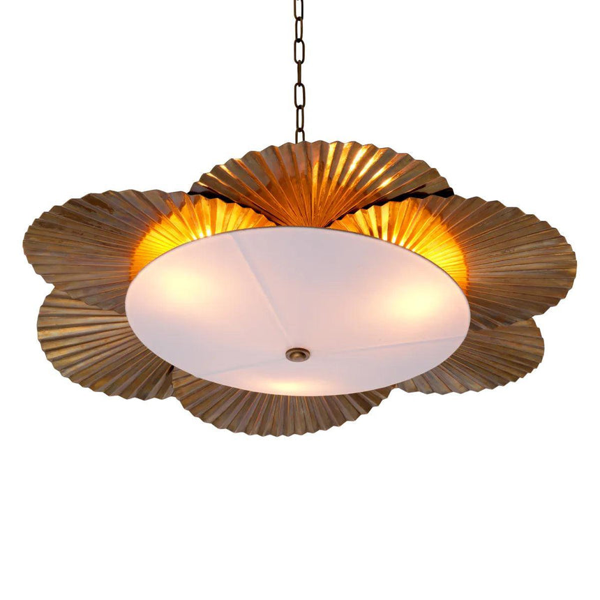 Oriental metal chandelier