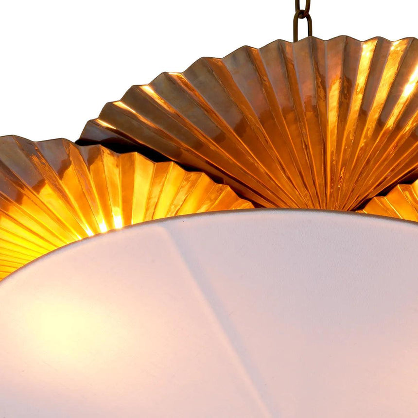Oriental metal chandelier