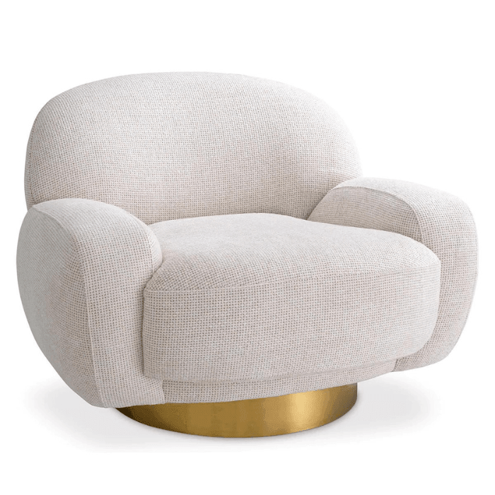 Udine forgó szövet fotel