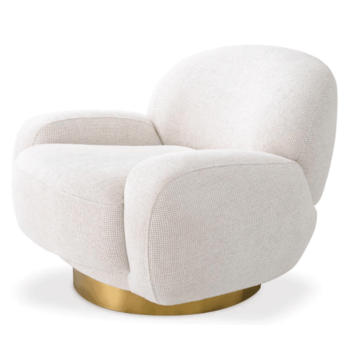 Udine forgó szövet fotel