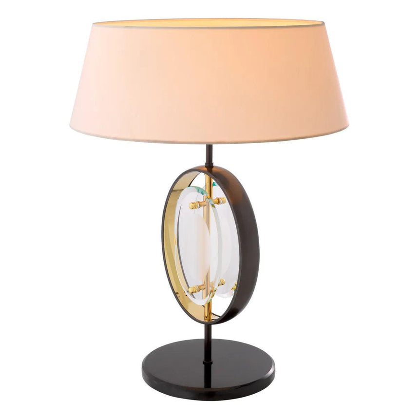Vincente glass table lamp