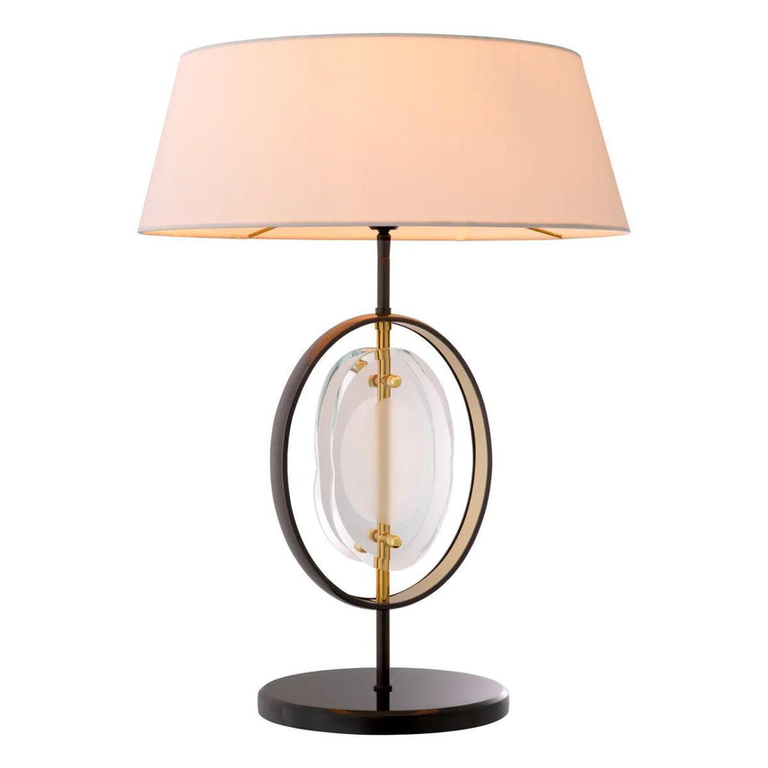 Vincente glass table lamp