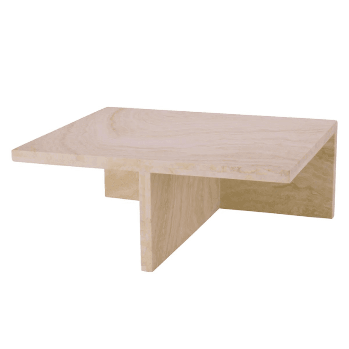 Amara limestone coffee table tall