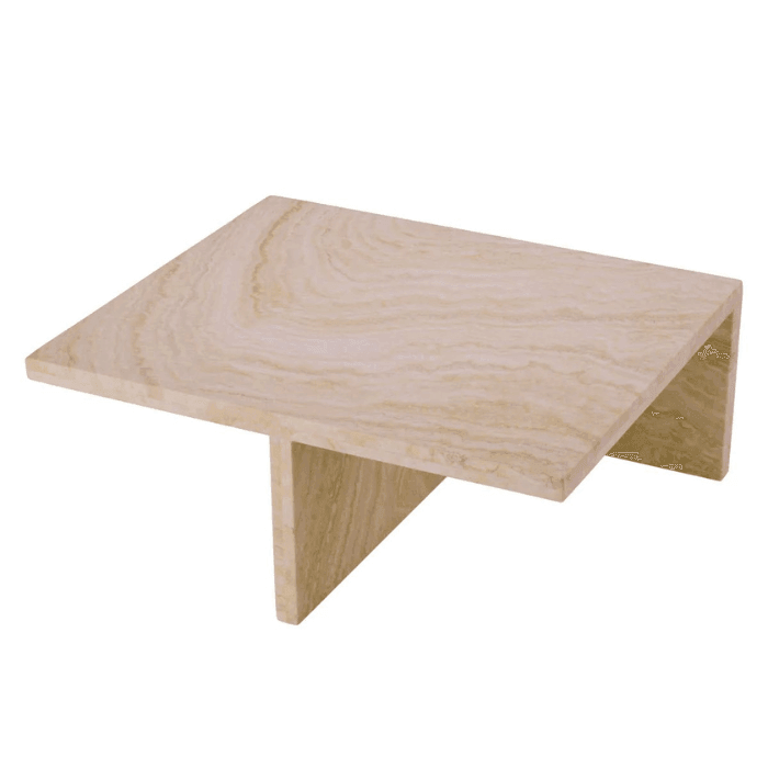 Amara limestone coffee table tall