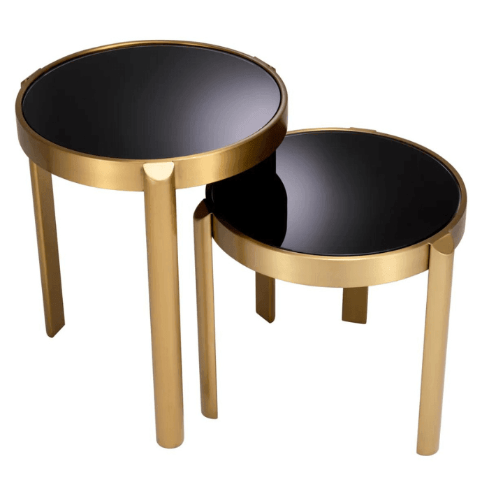 Buena glass side table set