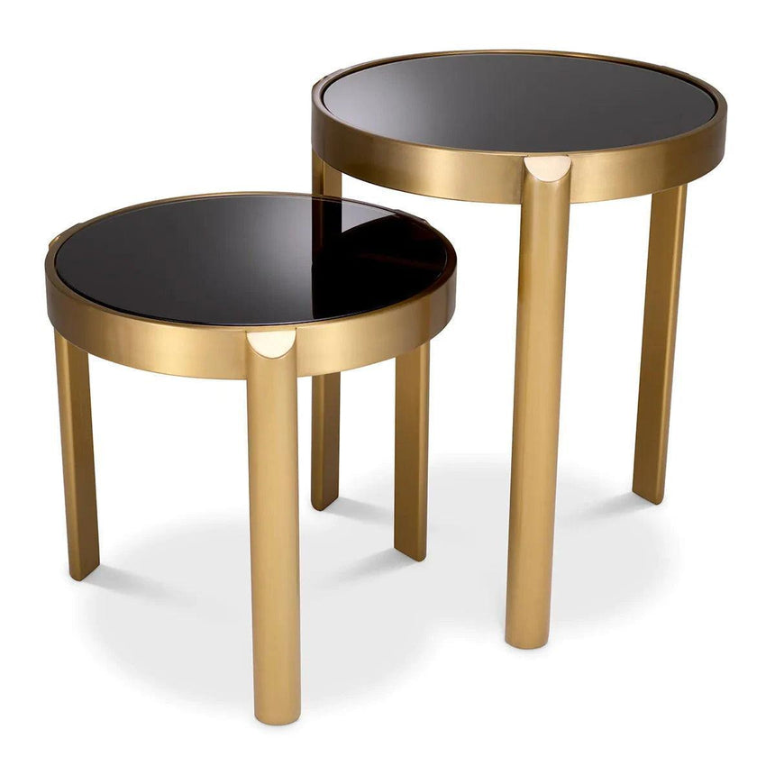Buena glass side table set