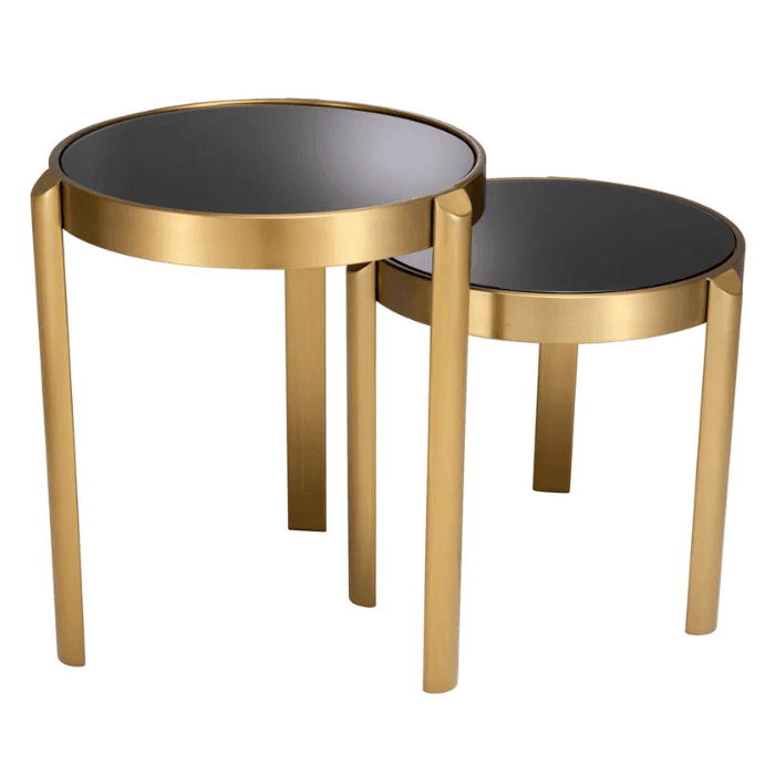 Buena glass side table set