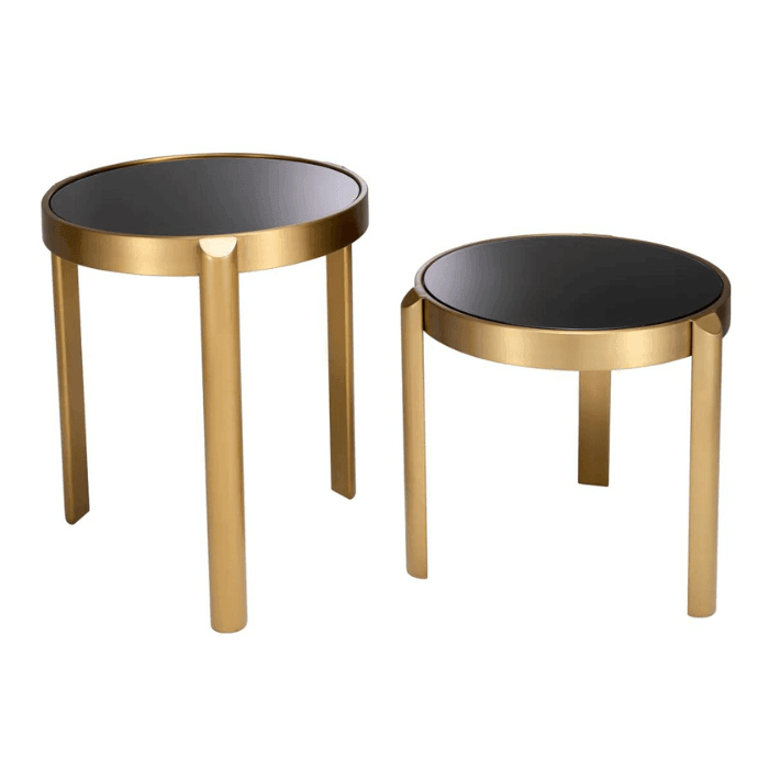 Buena glass side table set