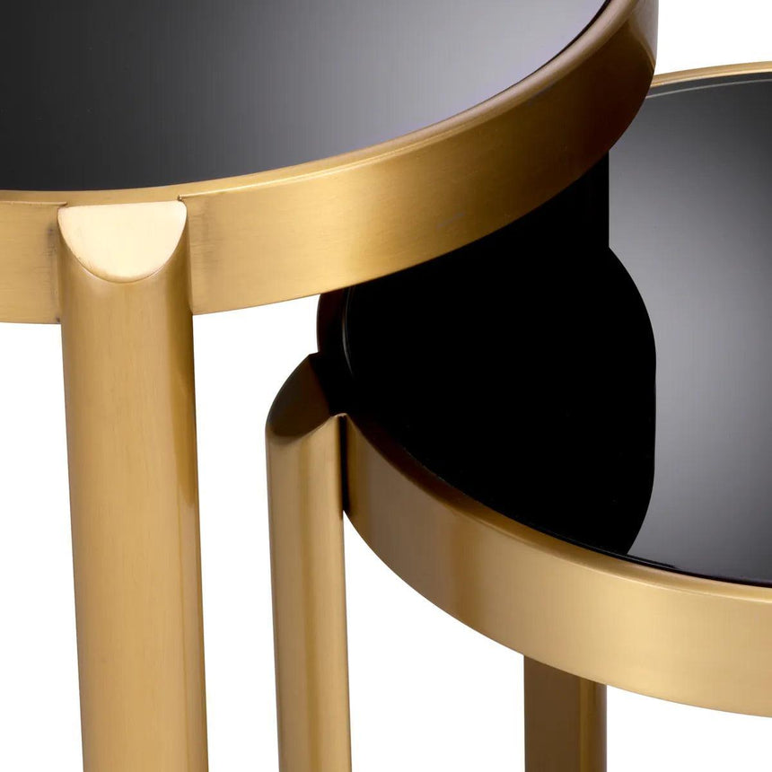 Buena glass side table set