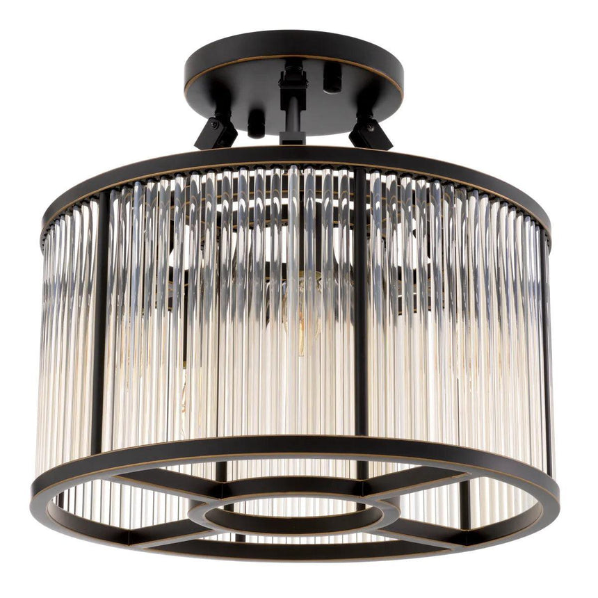 Bernardi glass ceiling lamp Ø45