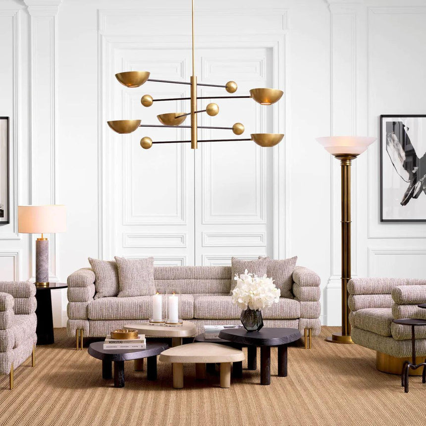 Briël wood coffee table high