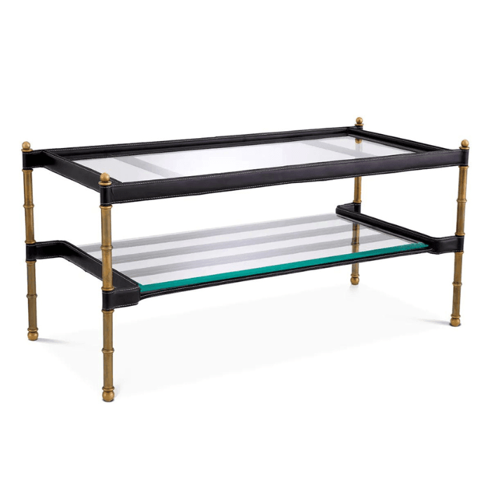 Princess glass coffee table 95x42