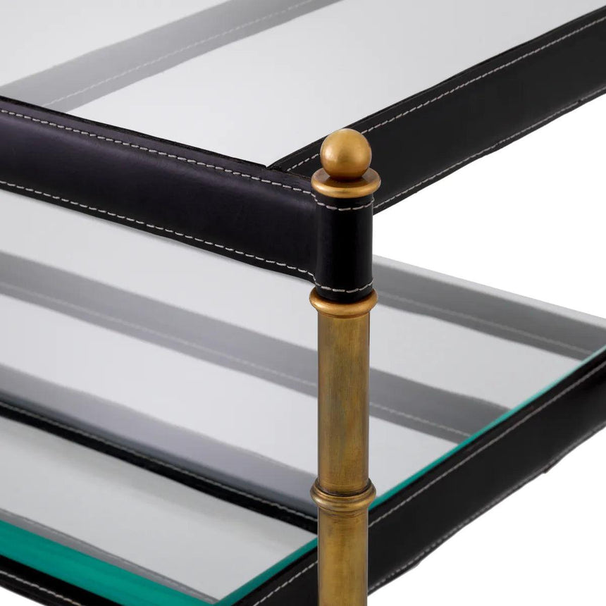 Princess glass coffee table 95x42