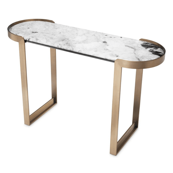 Fabio marble console table