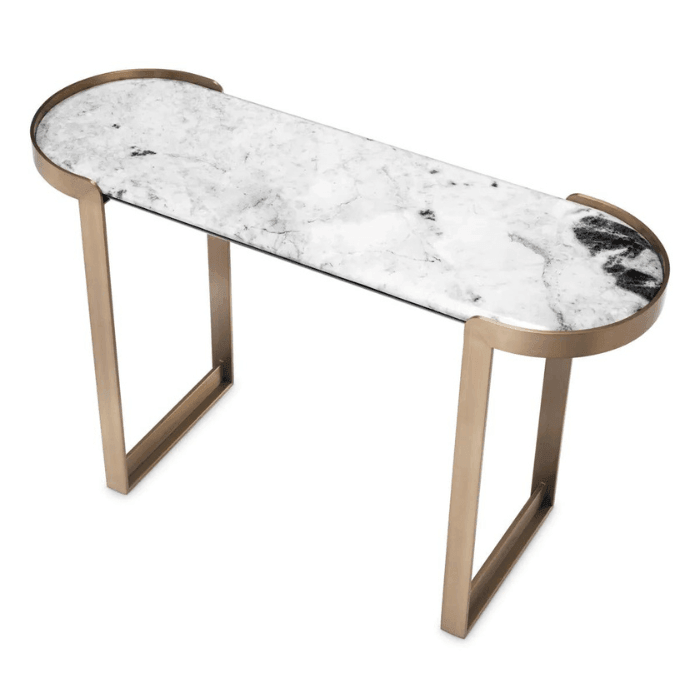 Fabio marble console table