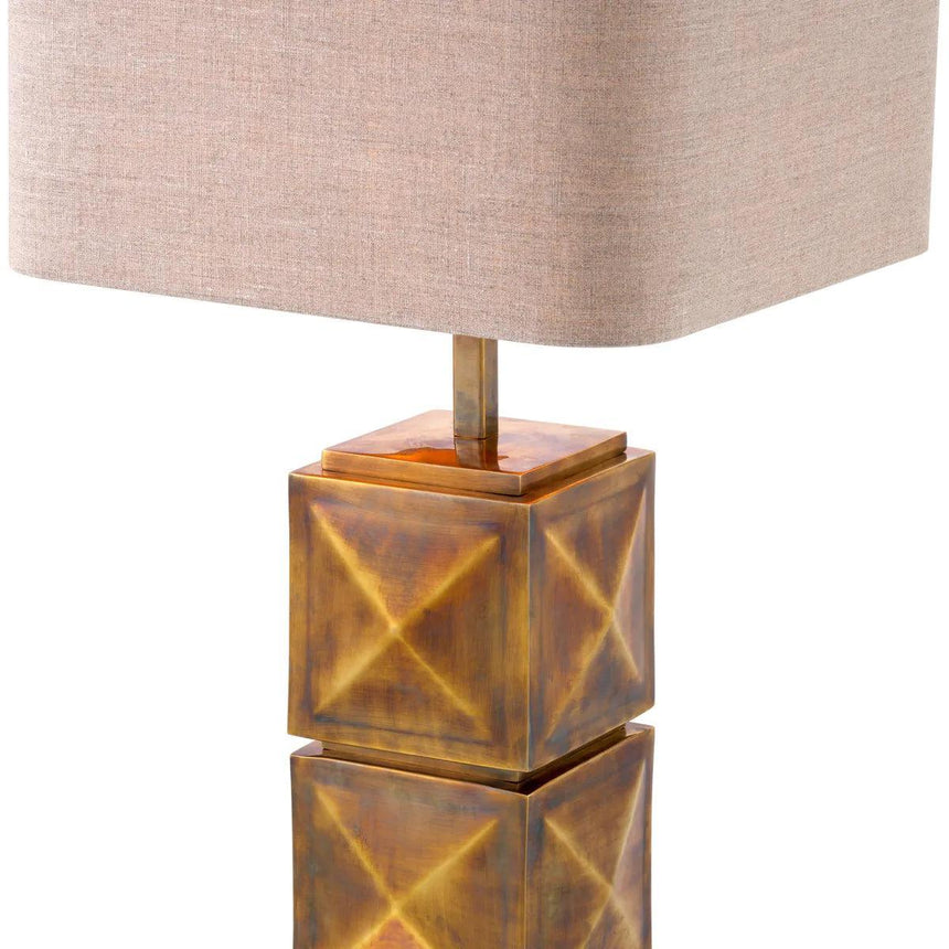 Carlo metal table lamp