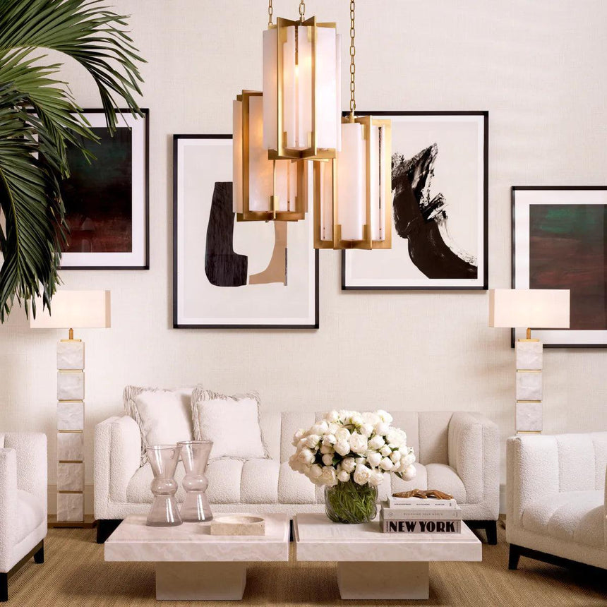 Sartoria limestone coffee table