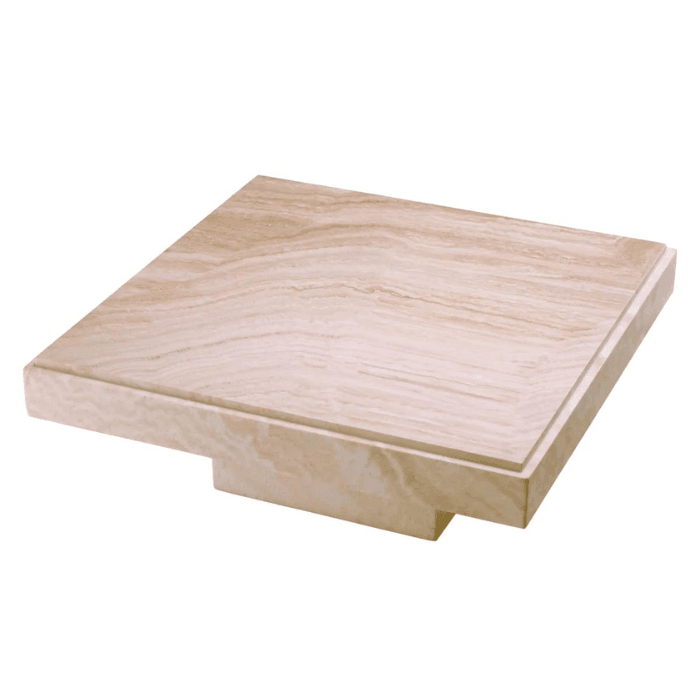 Sartoria limestone coffee table