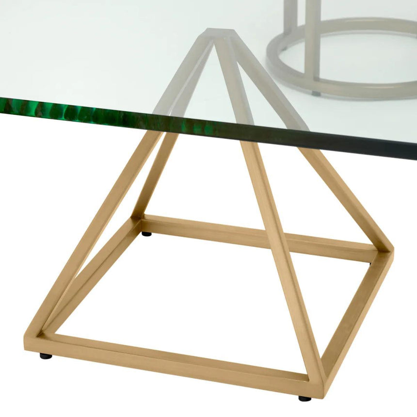 Speiser glass coffee table