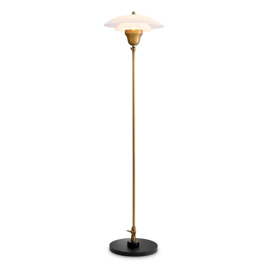Novento glass floor lamp