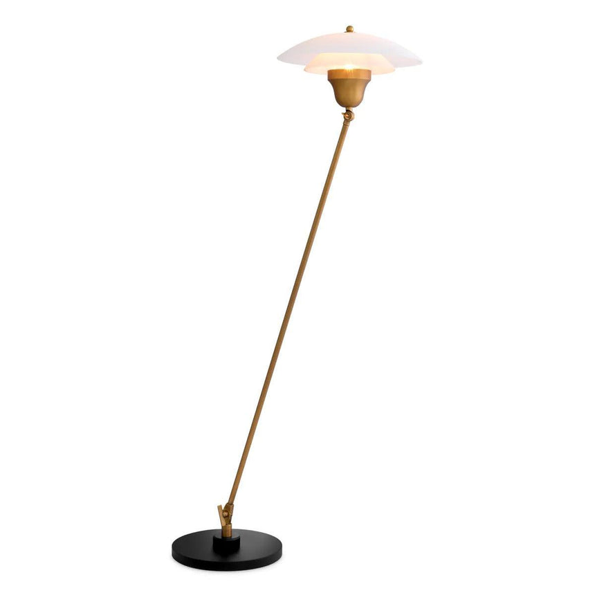 Novento glass floor lamp