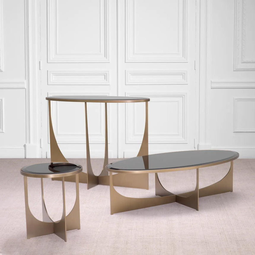 Elegance glass side table